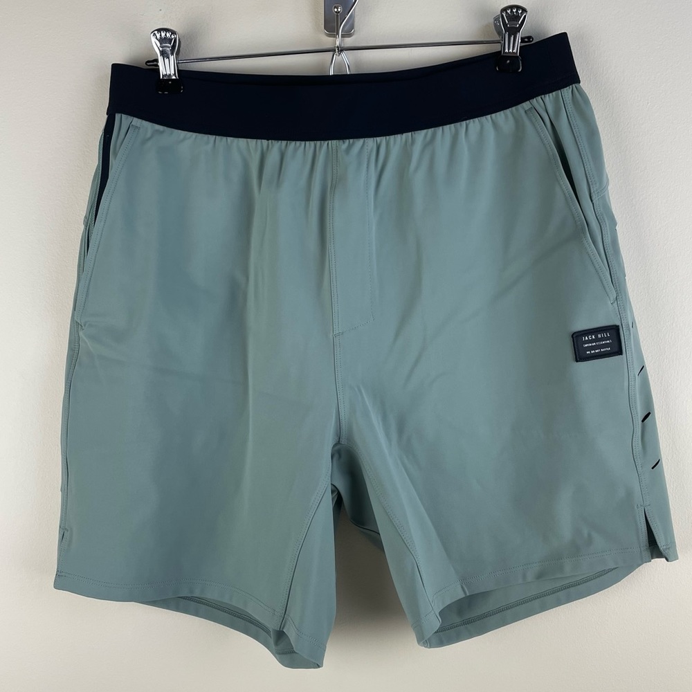 Jack Hill Rebel Short Liner-less 7” Sage Green Medium